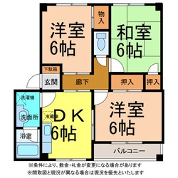 オチハイツの物件間取画像